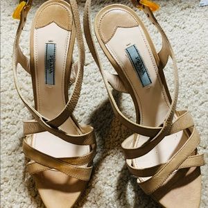 Prada 3 1/2 inch sandals